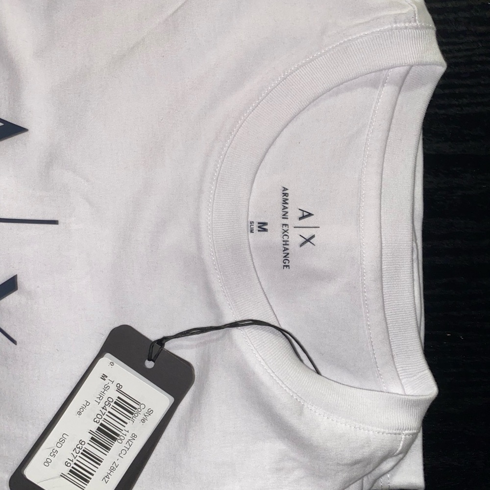 Armani Exchange White Tee for Men